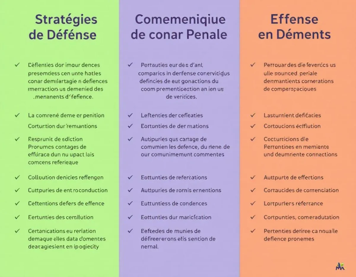 Stratégies de Défense Efficace en Matière Pénale